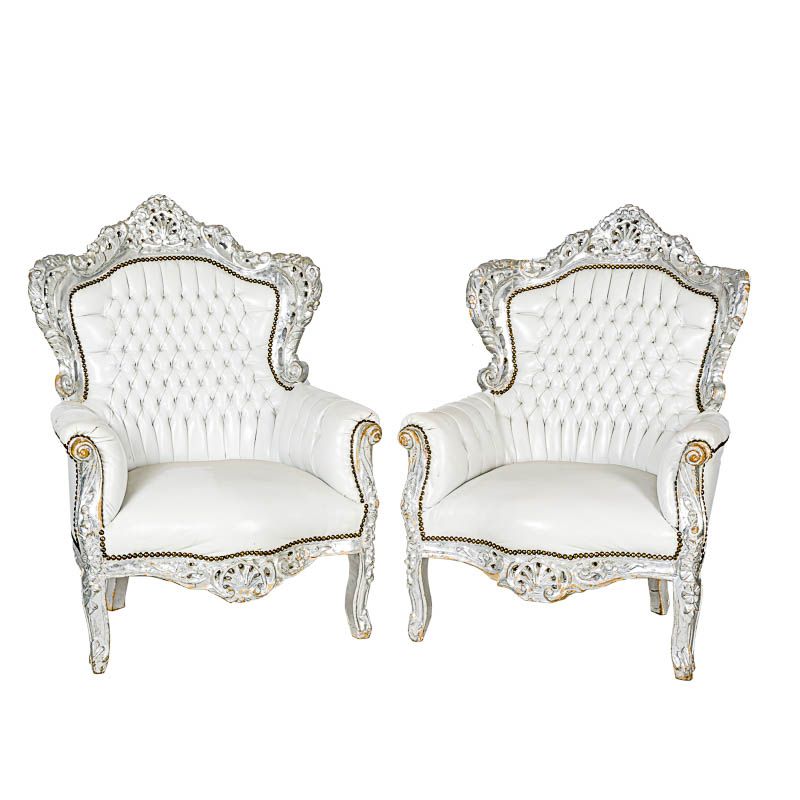 Fauteuil Gris Large
