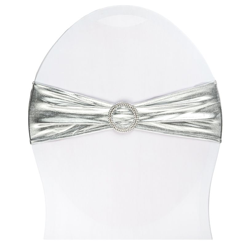 Stoelstrik Lycra Zilver