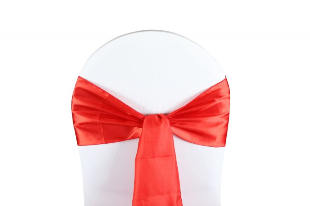 Nœud de Chaise Satin Rouge