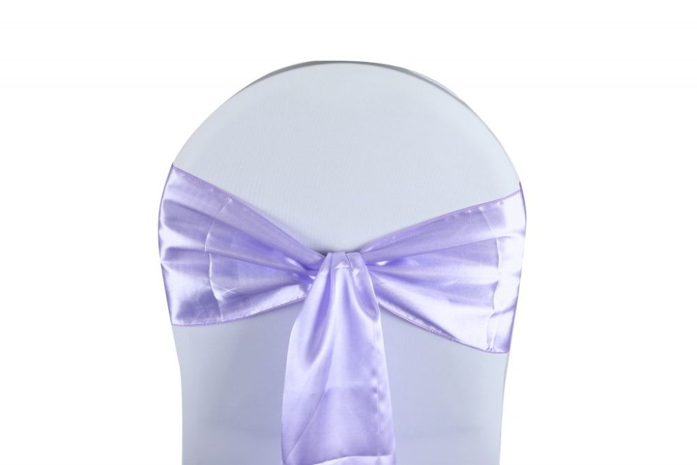 Nœud de Chaise Satin Parme