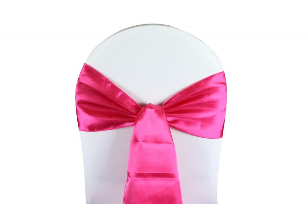 Nœud de Chaise Satin Fushia