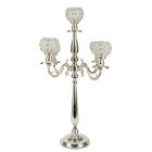 Silver Candlestick 5 Branches Large